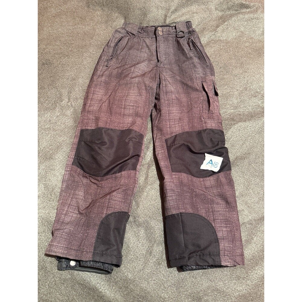 Weatherproof 32 Degrees Kids Snow Pants M Medium 10/12 Brown Activewear